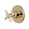Kingston Brass KS3032ZX Three-Way Diverter Valve W/ Single-Handle & Round Plate, Brass KS3032ZX - alternate 1